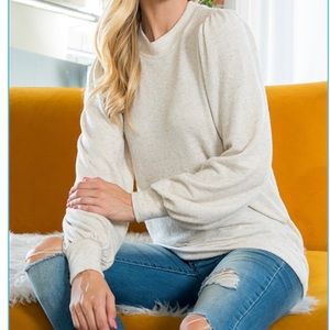 Oatmeal colored sweater